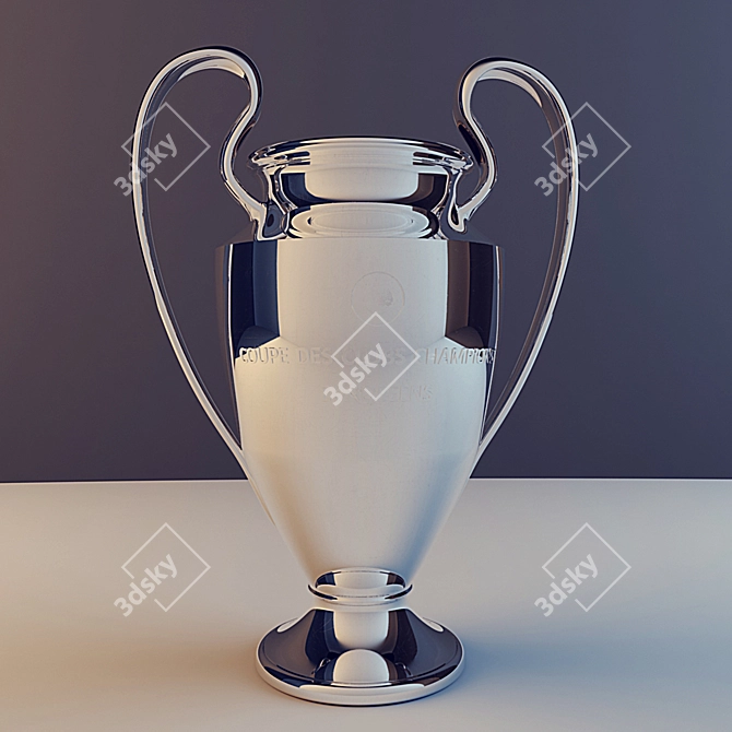 Champions' Cup of Europe 3D model image 3