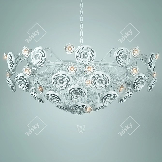 Love Me or Love Me Not Chandelier 3D model image 1