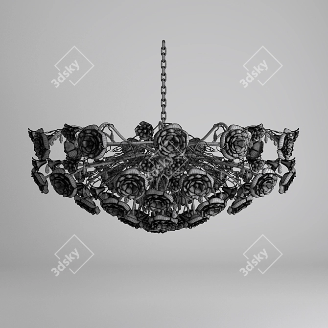 Love Me or Love Me Not Chandelier 3D model image 7