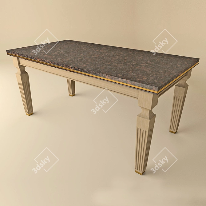 Scavolini Grand Relais Dining Table 3D model image 1