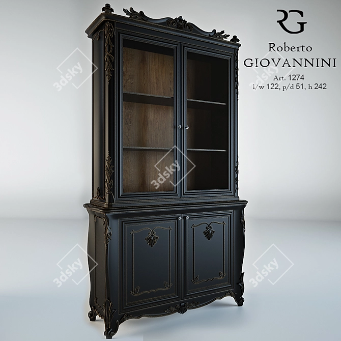 Classic Vitrina by Roberto Giovannini 3D model image 1