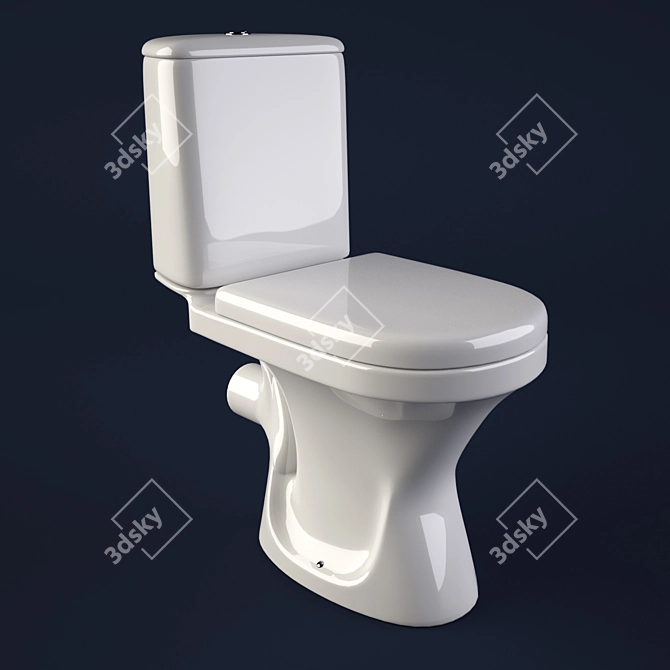 Jika Era: Modern Toilet Design 3D model image 1