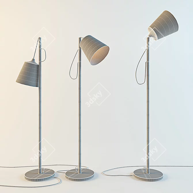 Muuto PULL Nordic Playful Lamp 3D model image 3