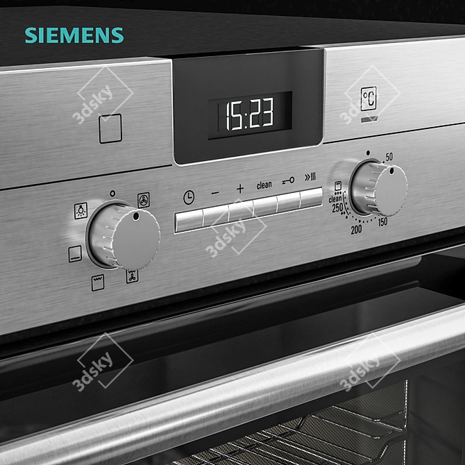 Siemens 60cm Built-in Oven 3D model image 2