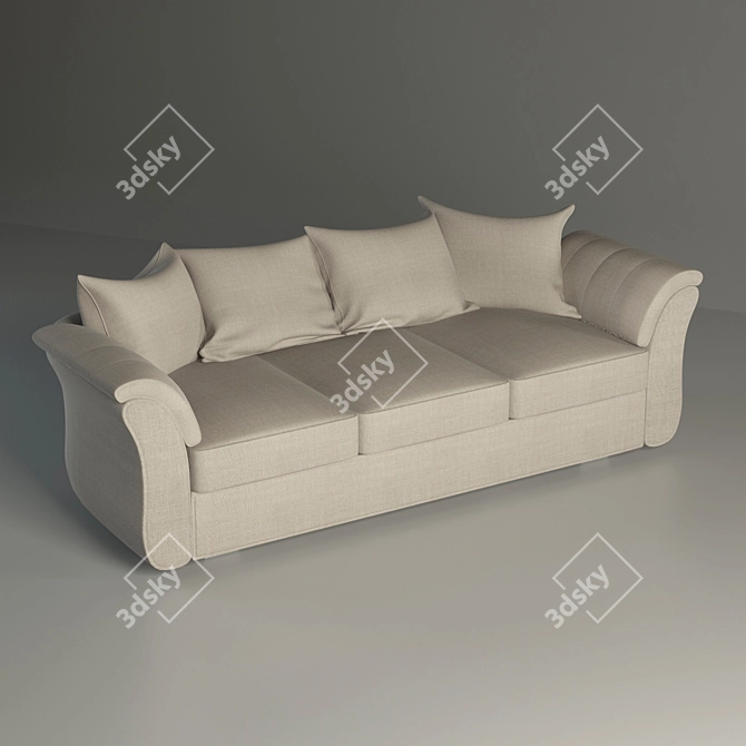 Modern V-Ray Sofa Max 2011 3D model image 1