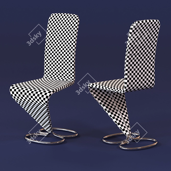 Charming IDEALSEDIA Chair 3D model image 2