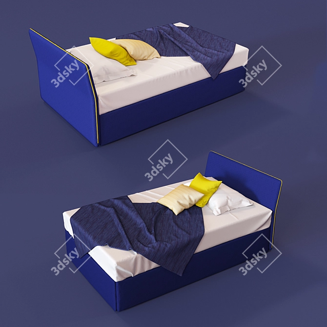 Bonaldo True Bed: Comfort Redefined 3D model image 1