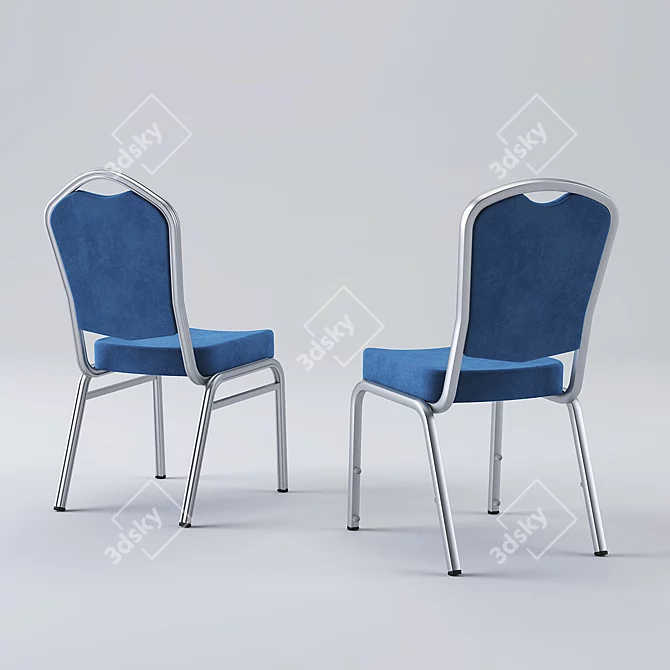 Tonon Int. Fiora 60/5 & Siena-Allday 62/1E: Stylish Banquet Chairs 3D model image 2