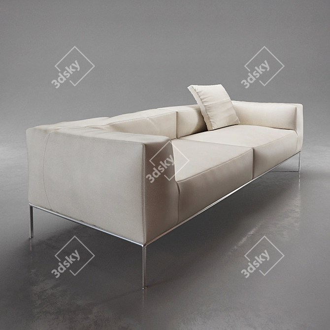 Modern Frank Sofa by B&B Italy 3D model image 1