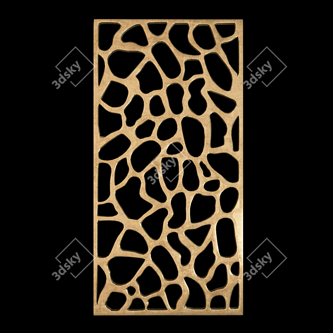 3D Wall Panel Decor: Enhance Your Space 3D model image 1