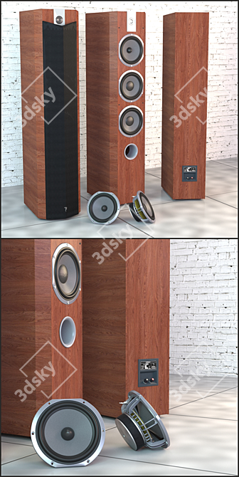 Elevate Your Audio Experience with Focal Chorus 726 3D model image 3