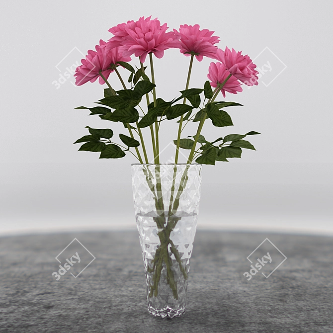 3dsmax 2014 & Vray Floral Software 3D model image 1