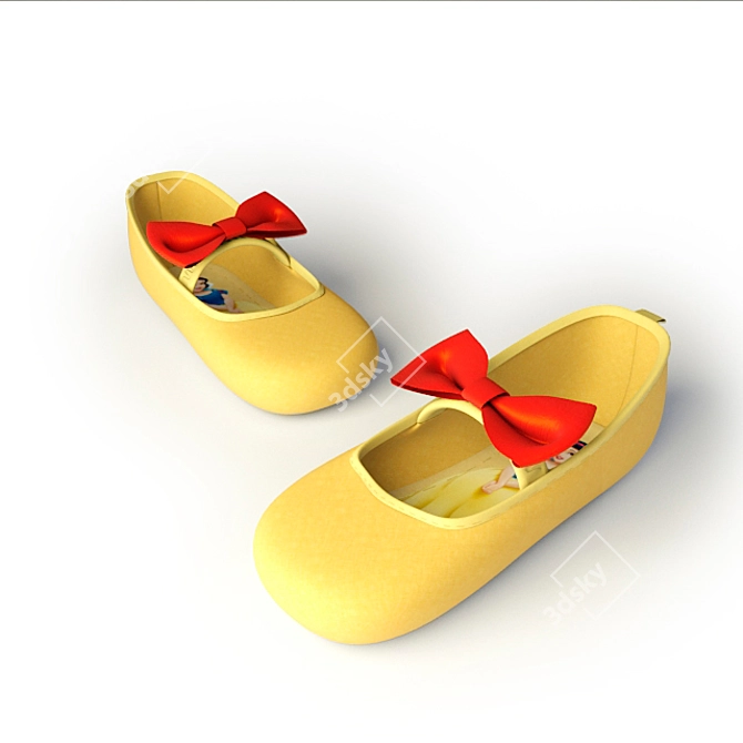 Disney Princess Kids Shoes 3D model image 2