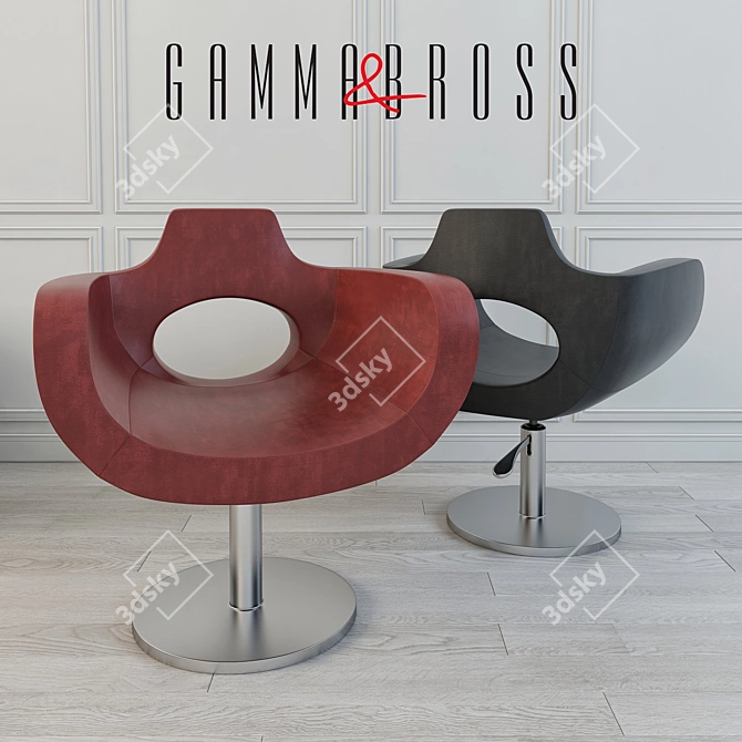 Elegant Styling Chair | Aureole 3D model image 1