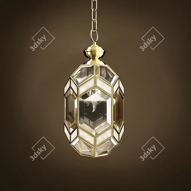 Title: Wunderlicht Cool Spark Pendant 3D model image 1