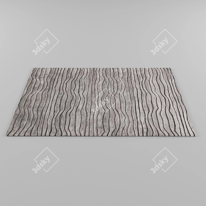 Gray Carpet 3D model image 1