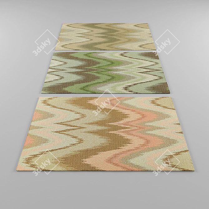 Soft and Stylish Carpets 3D model image 1