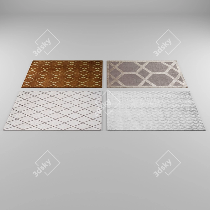 Plush Comfort Carpet 3D model image 2