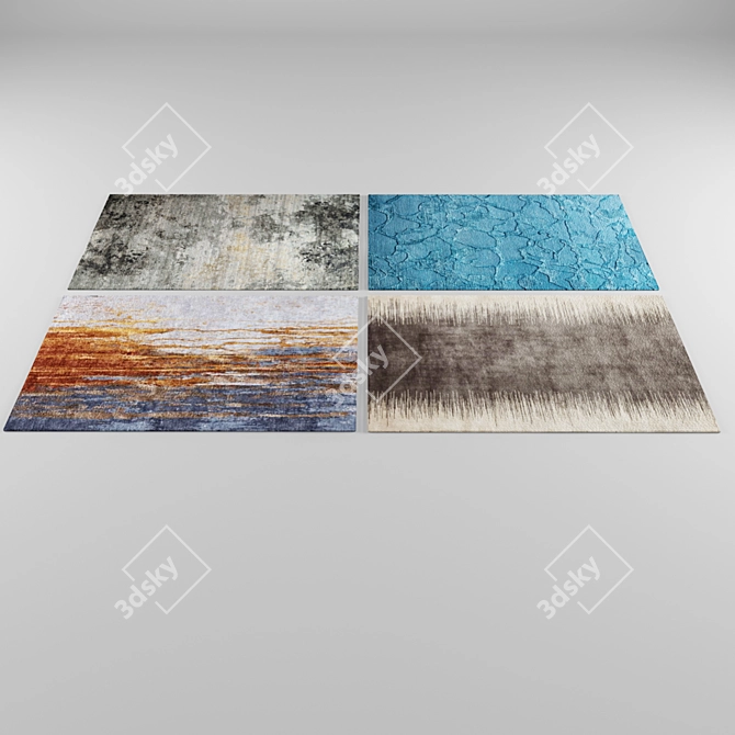 Soft and Stylish Carpets for Your Home 3D model image 1