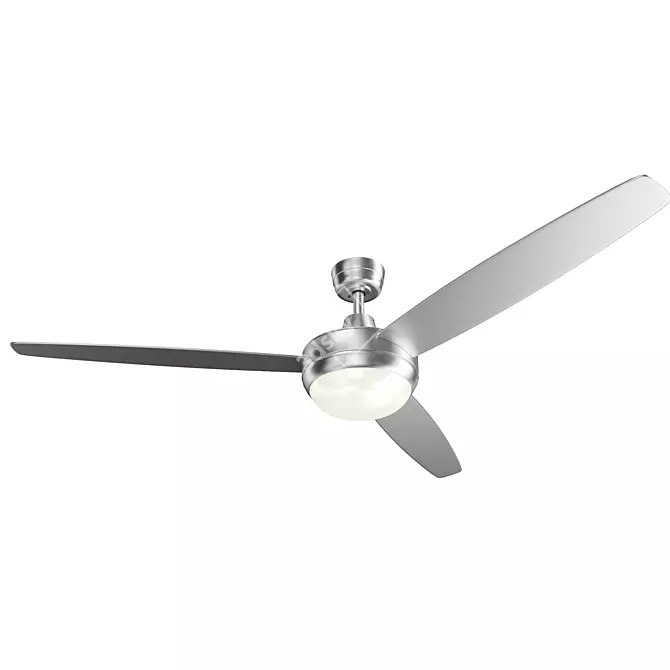 Westinghouse Fan Light: Stylish and Functional 3D model image 1