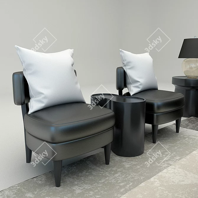 ComfortCozy Sofa Collection 3D model image 3