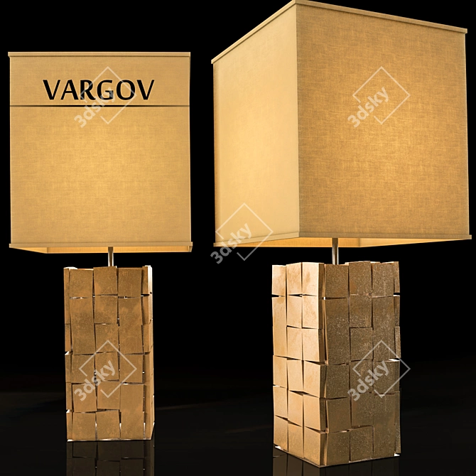 Vargov 3D Light Lamp 3D model image 1