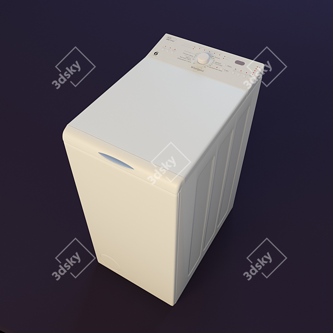 Whirlpool AWE Series - Vertical Load Washing Machine 3D model image 2