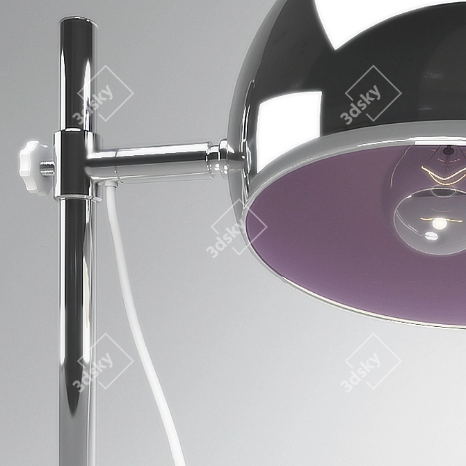 Calotta Table Lamp: Sleek and Stylish Illumination 3D model image 2