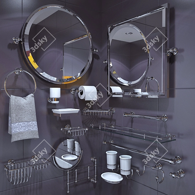 Devon&Devon First Class Accessories Set 3D model image 1