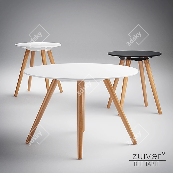 Buzz with Style: Zuiver Bee Tables 3D model image 1