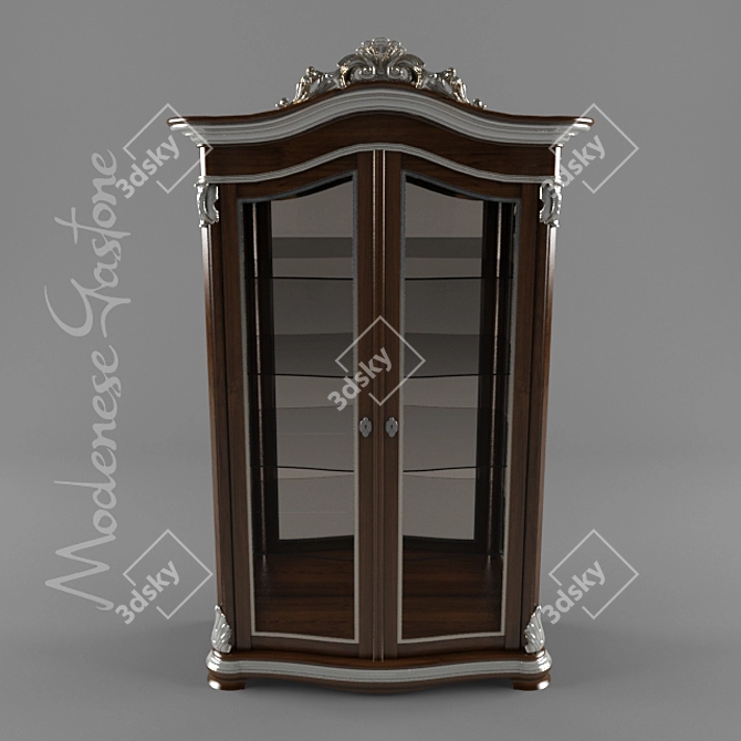 Gastone Bella Vita Display Cabinet 3D model image 1