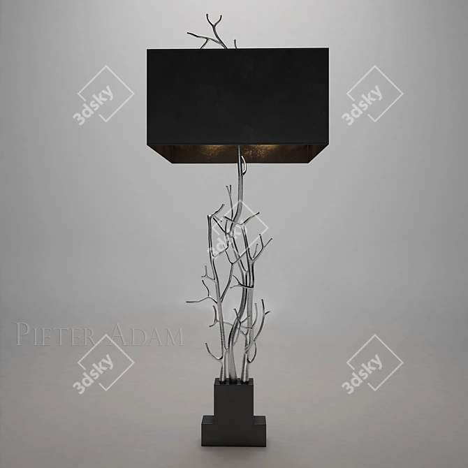 Twiggy Table Lamp: Pieter Adam Design 3D model image 1