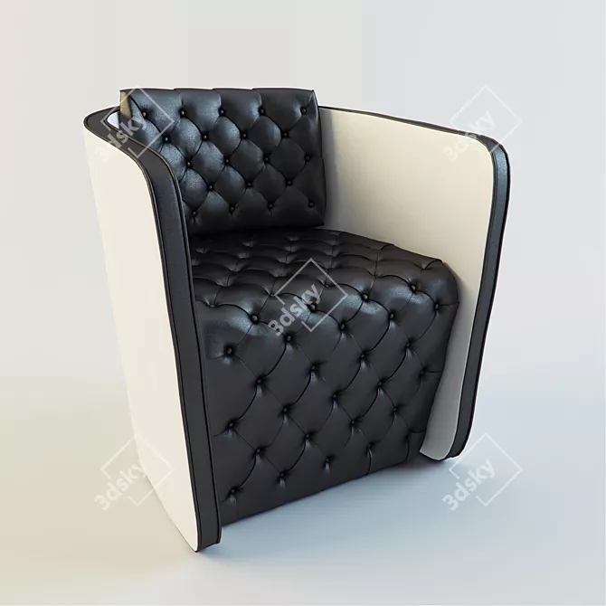 Luxury Bentley Armchair by MEXO 3D model image 1