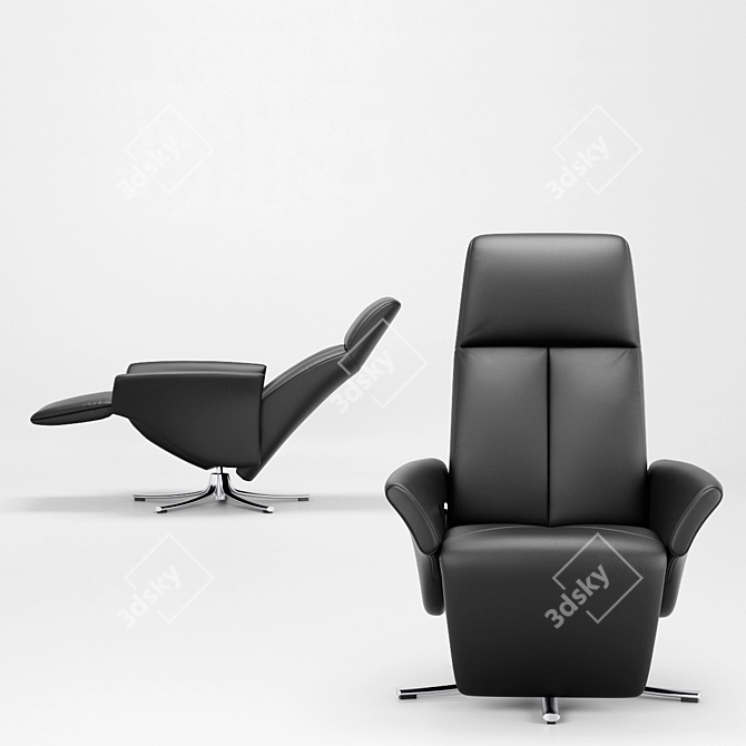 Intertime Avus Chair: Sleek 3D Model 3D model image 2