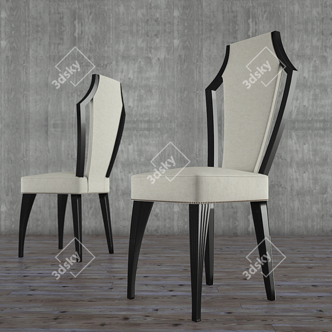 Comfort Seat: Stylish and Ergonomic Chair 3D model image 1