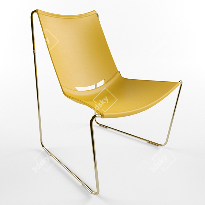 Elegant Apelle AT Chair 3D model image 1