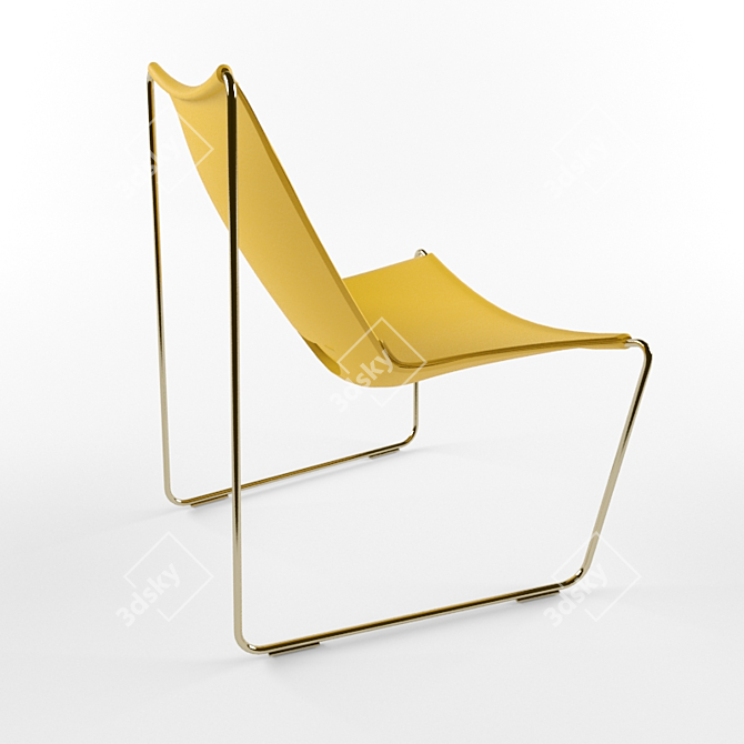 Elegant Apelle AT Chair 3D model image 2