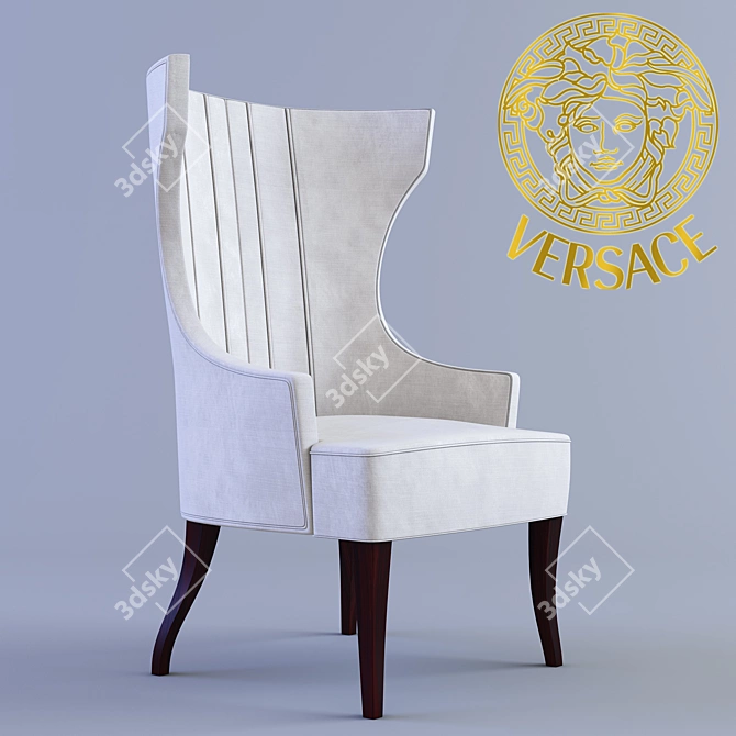 Luxury Bergere Pouff by Versace 3D model image 1