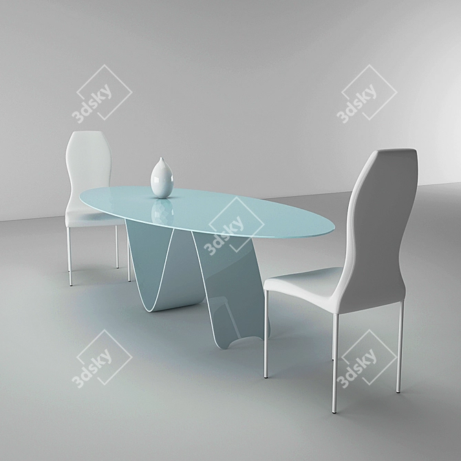 UNICO Zero 1 Collection: Sleek, Stylish Furniture 3D model image 1