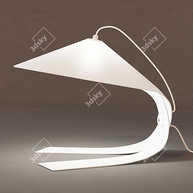 Modern Table Light 3D model image 1