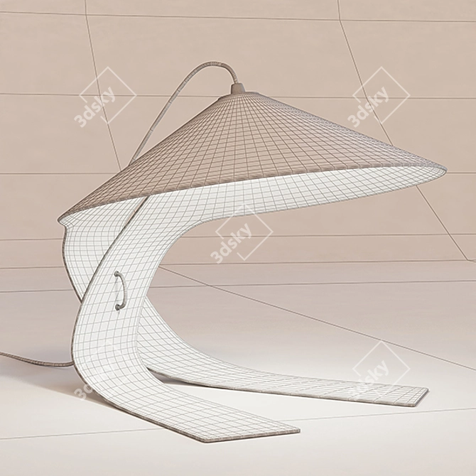 Modern Table Light 3D model image 2