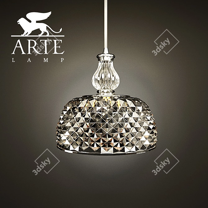 Elegant Ensemble: Arte Lamp Caraffa Pendant 3D model image 1