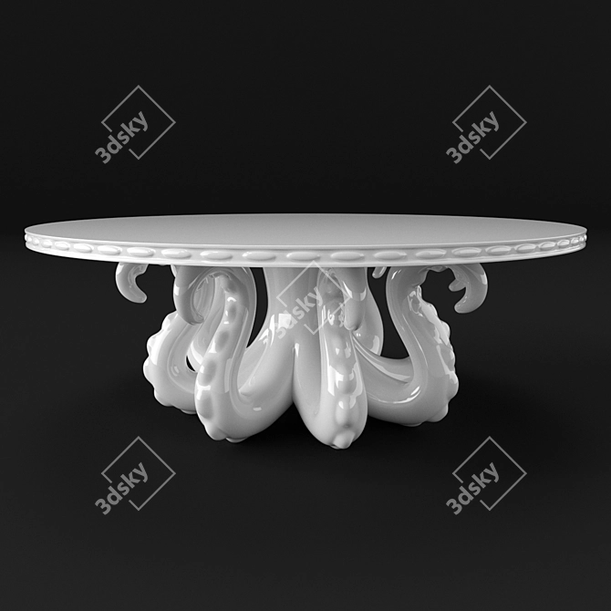 OctoTable: 4D-Ready Coffee Table 3D model image 1