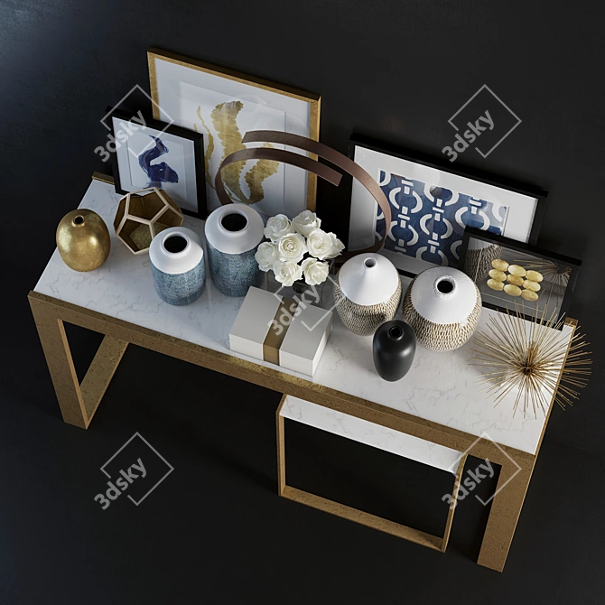 Elegant Home Decor Set - Williams-Sonoma 3D model image 2