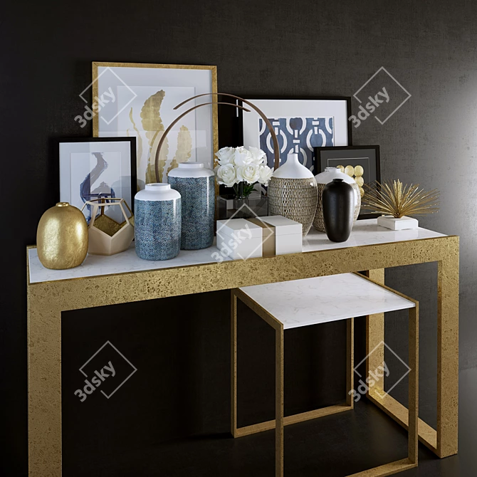 Elegant Home Decor Set - Williams-Sonoma 3D model image 3