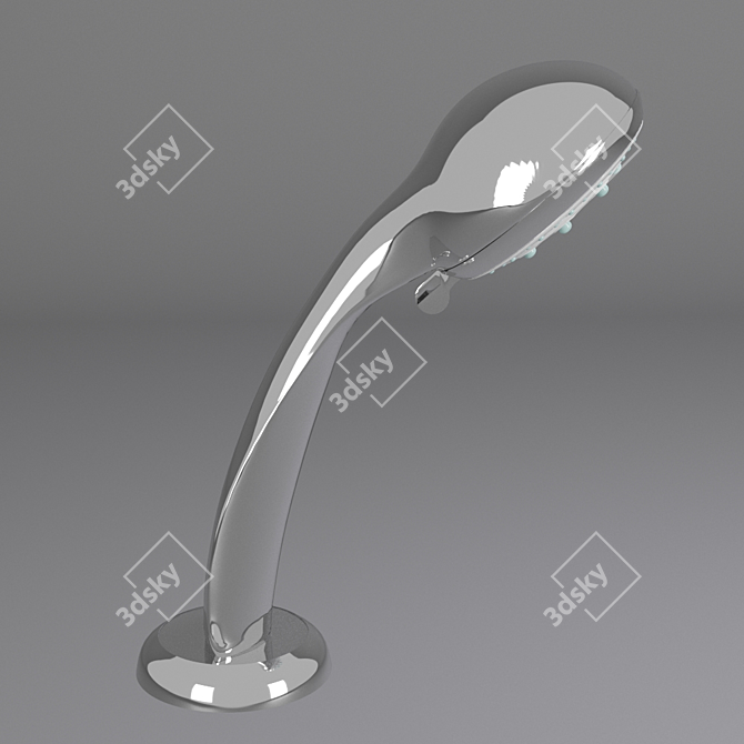 Premium Shower Head: Versatile and High-Quality 3D model image 2