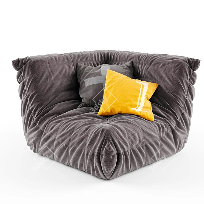 Ligne Roset TOGO 4: Modern Comfort 3D model image 1