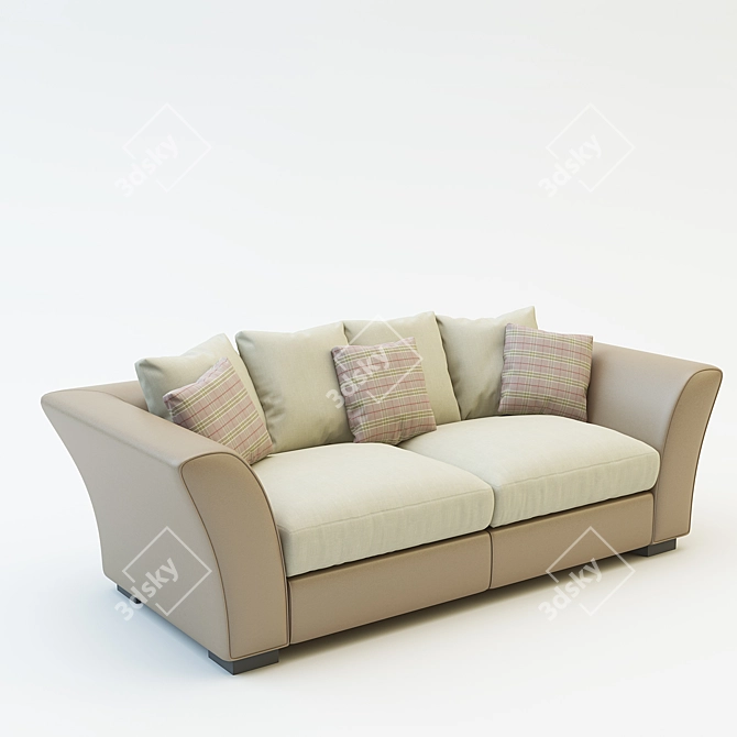 Nāvona Modern Sofa 3D model image 2