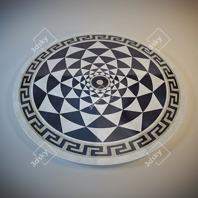 Marble Panels: Stunning Floor Decor 3D model image 1