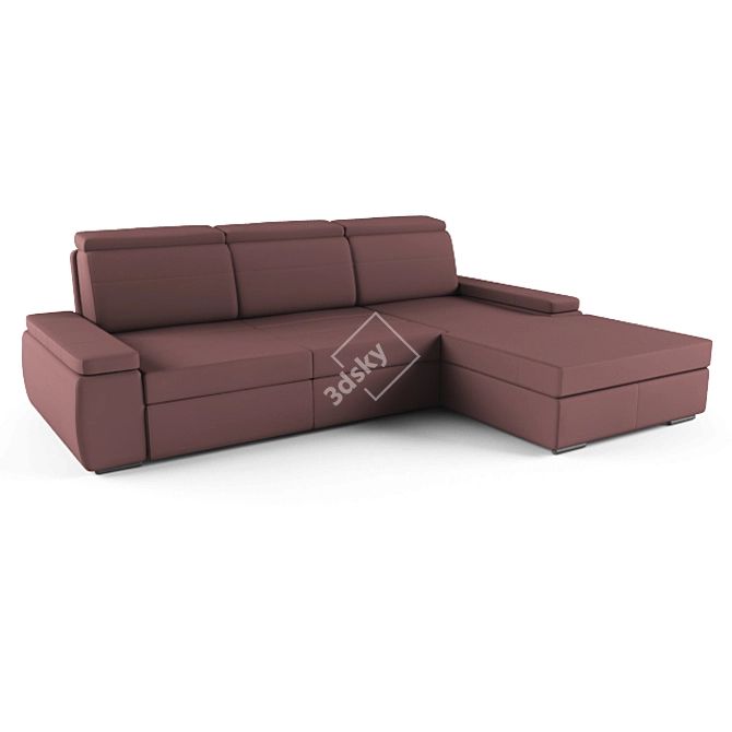 Aberdeen Lift-Headrest Sofa 3D model image 1